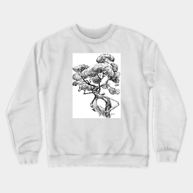 Pine tree Crewneck Sweatshirt by Alla